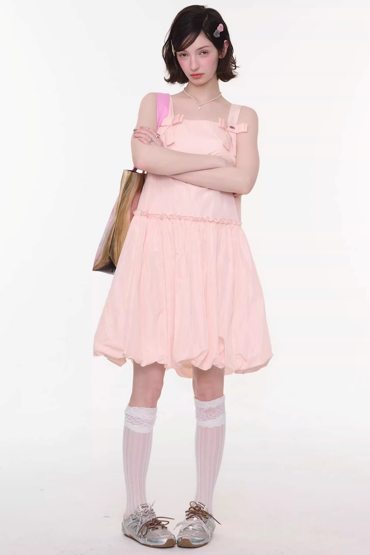 Summer Bow-Tie Camisole Dress