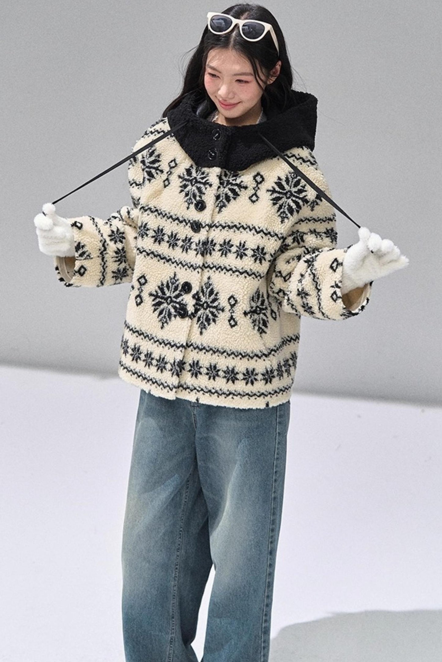 Thickened Hooded Fleece Jacket