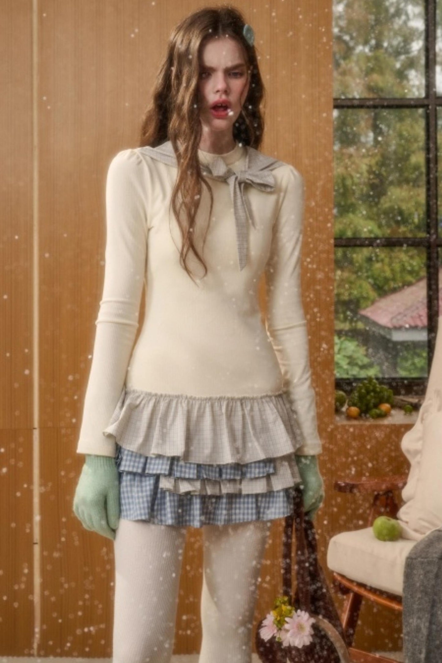 Lake Blue Vichy Dress