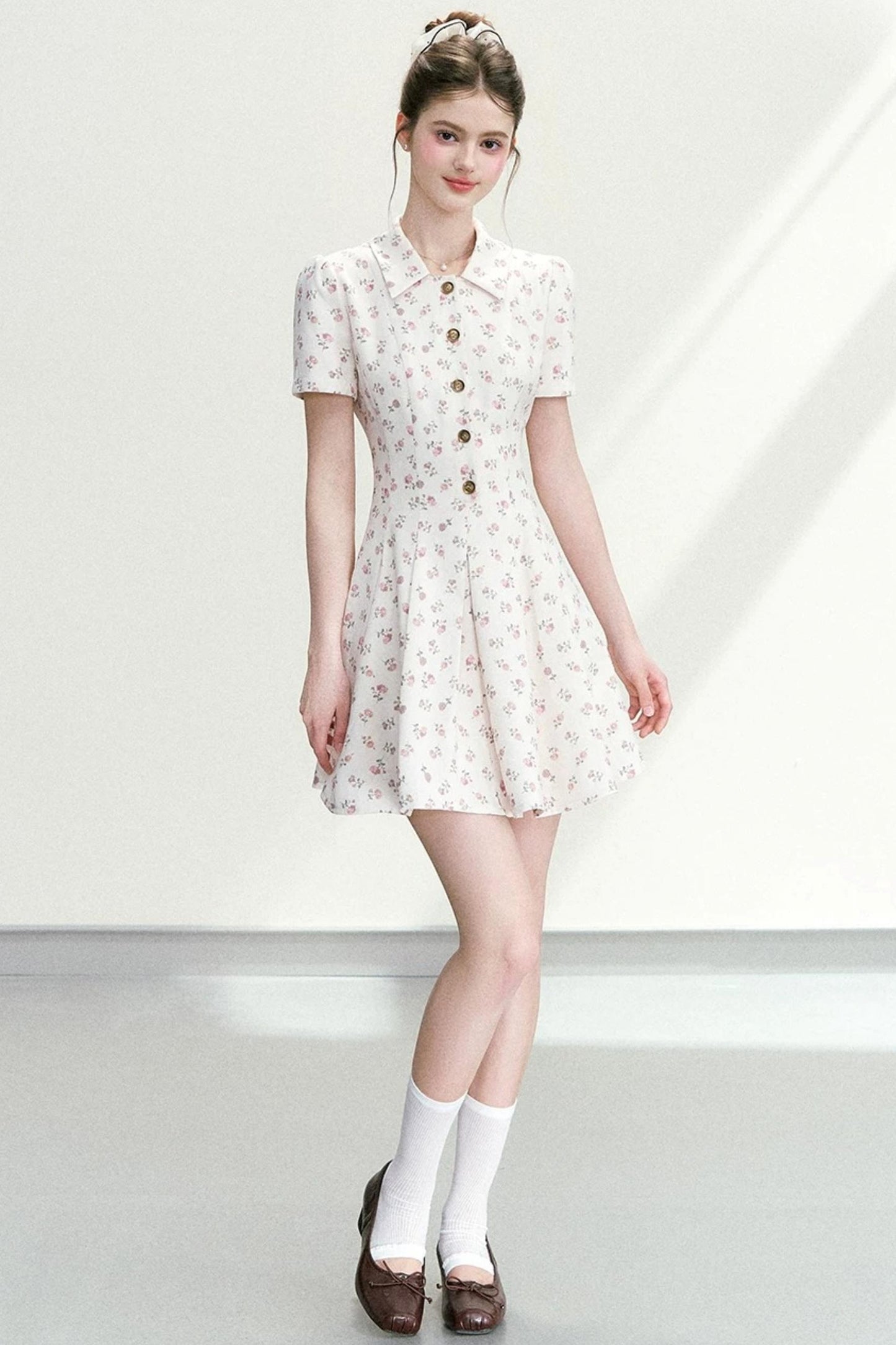 Sweet Floral A-Line Dress