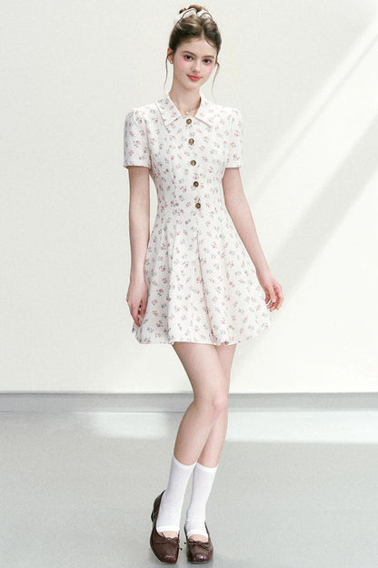 Sweet Floral A-Line Dress