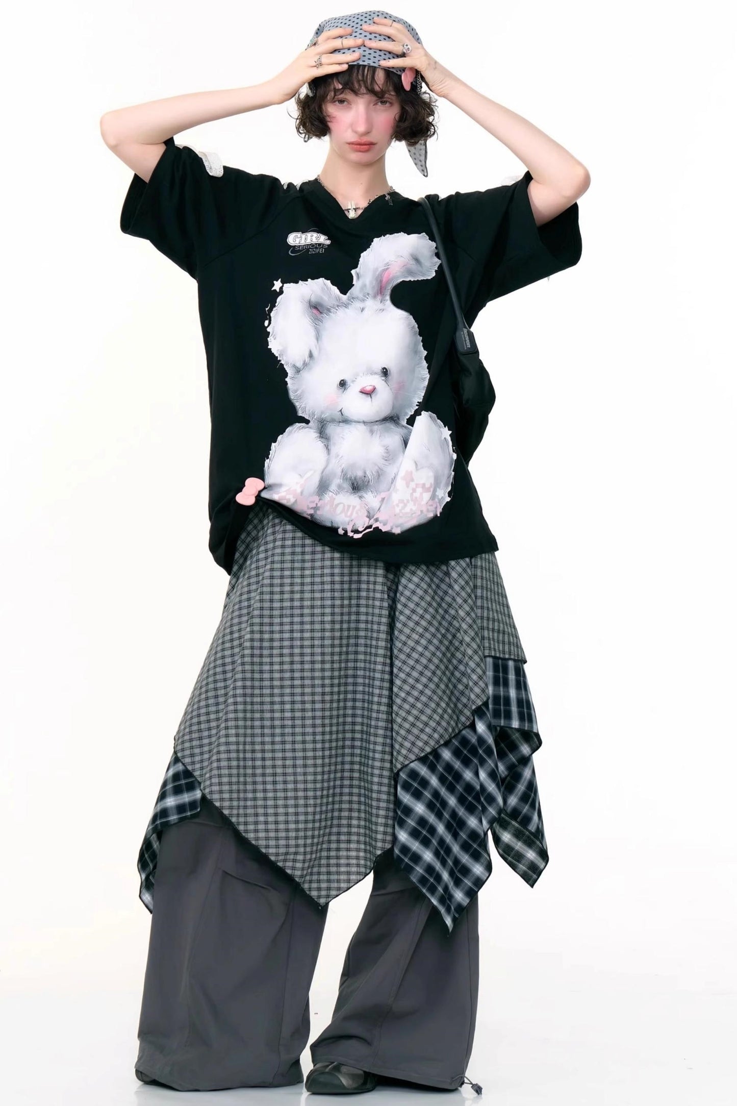 Summer Vintage Lace Bow Short Sleeve T-Shirt