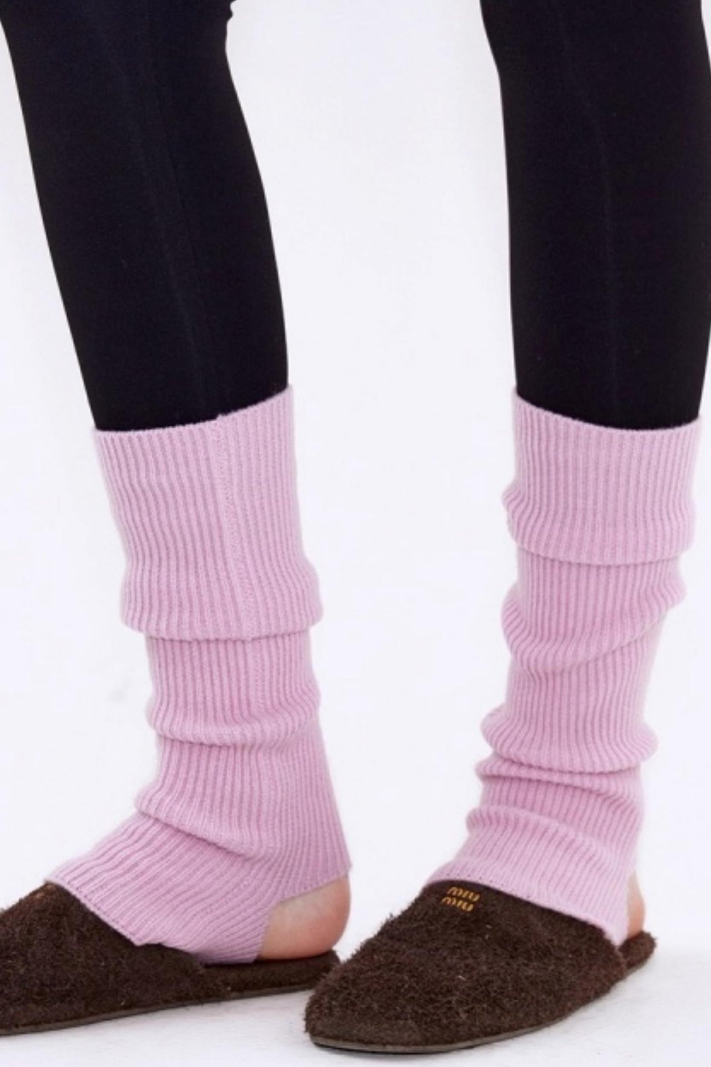 Wool Ribbed Leg Warmers