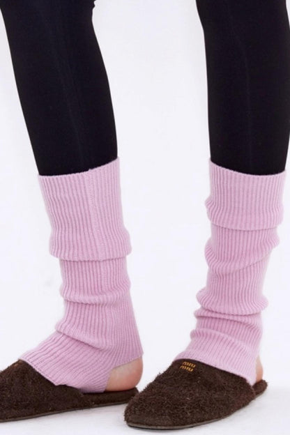 Wool Ribbed Leg Warmers