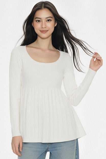 Retro American Cable Knit Sweater