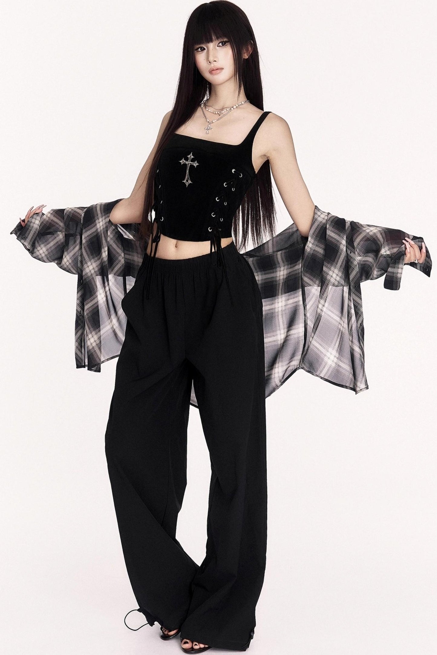 Gothic Lace-Up Corset