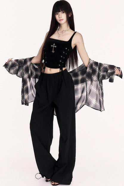 Gothic Lace-Up Corset