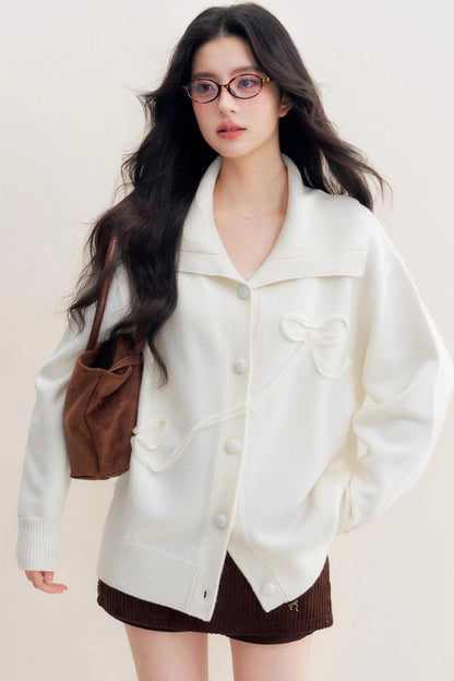 Lazy Sheep Wool Knit Cardigan