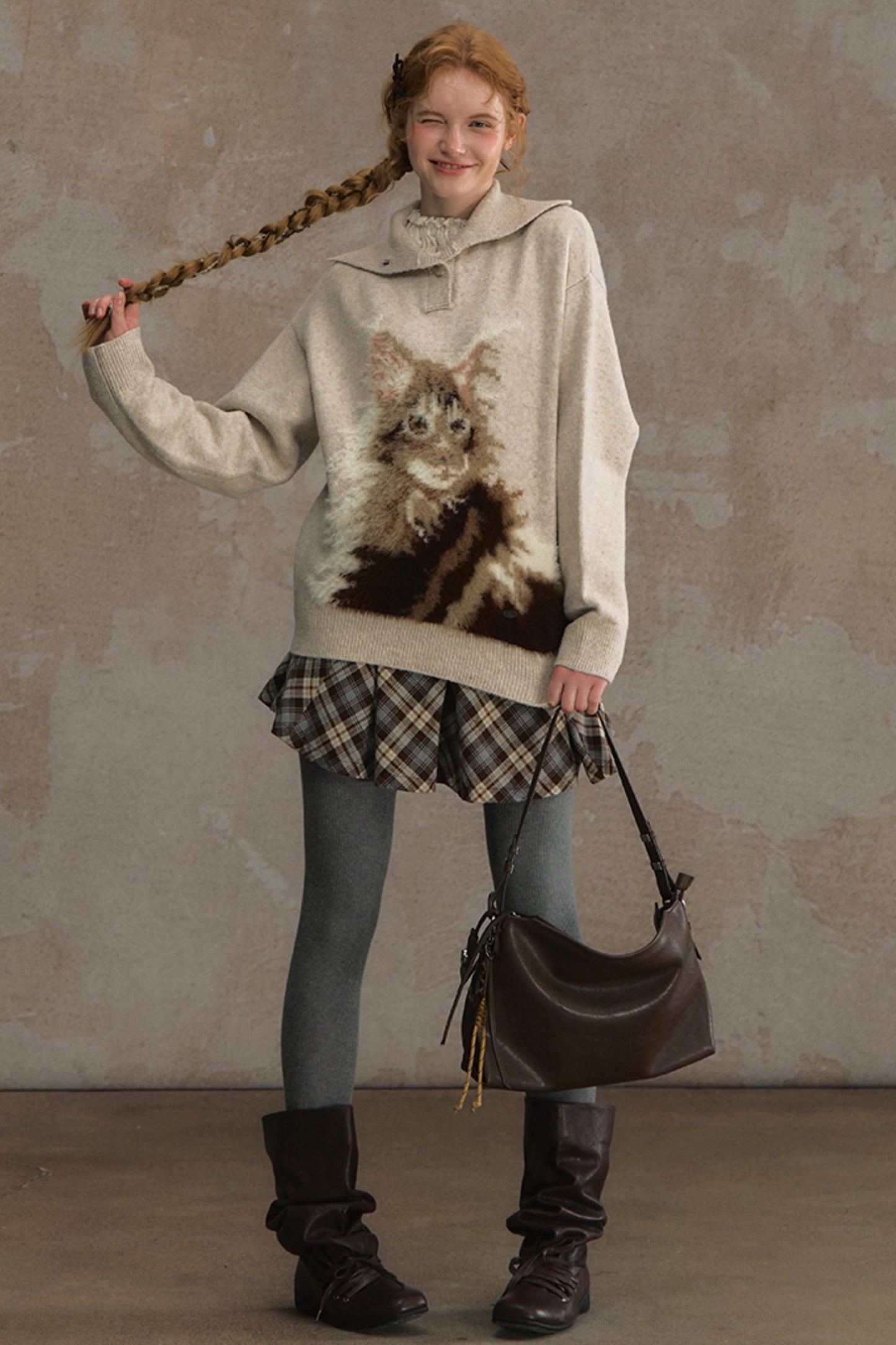 Soft Woolen Knitted Sweater Top