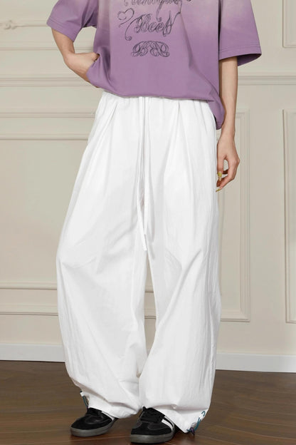 Summer Breeze Wide-Leg Sweat Pants