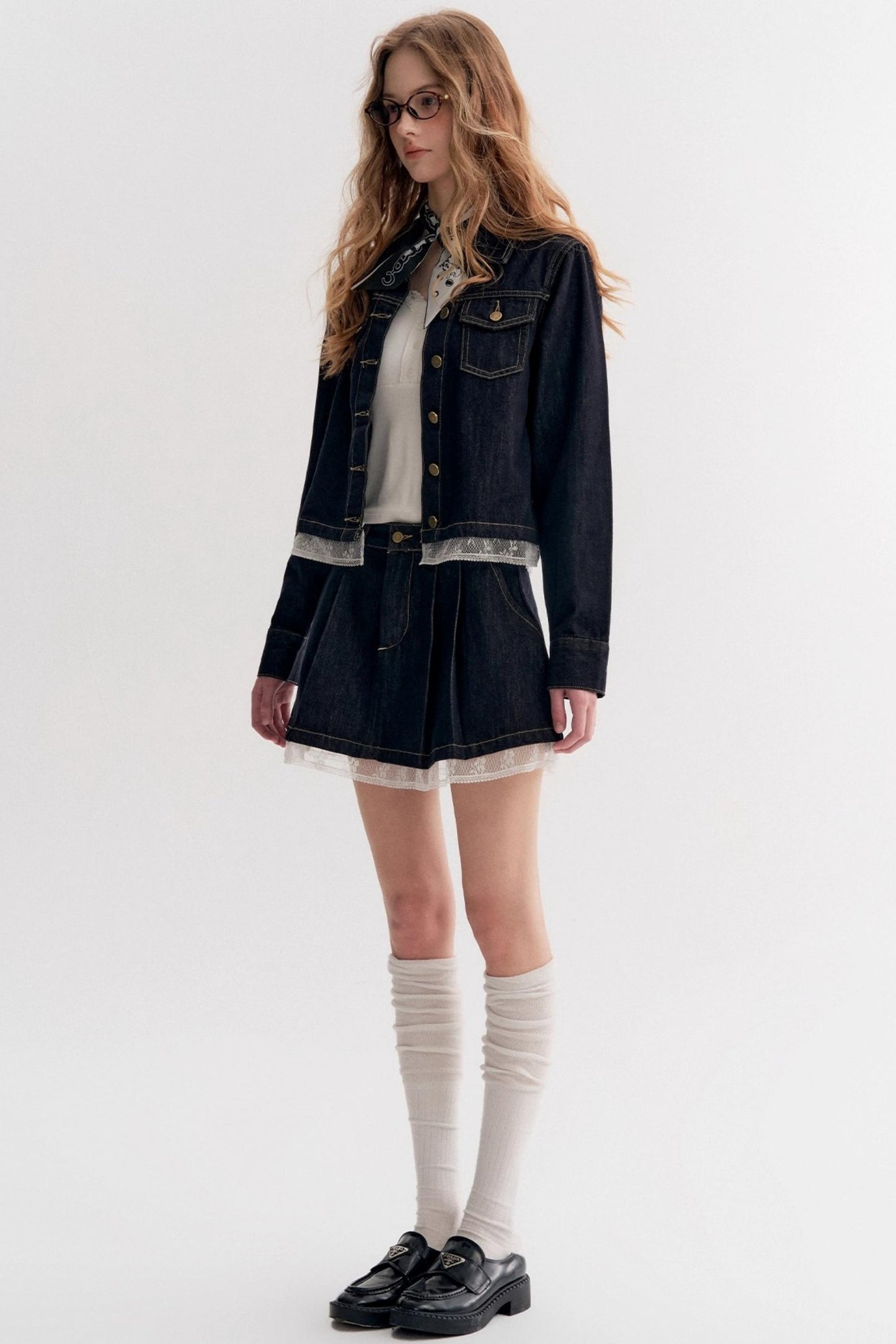 Lazy Romantic Denim Jacket Set-Up