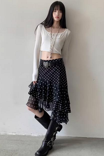 Dreamy Polka Dot Skirt