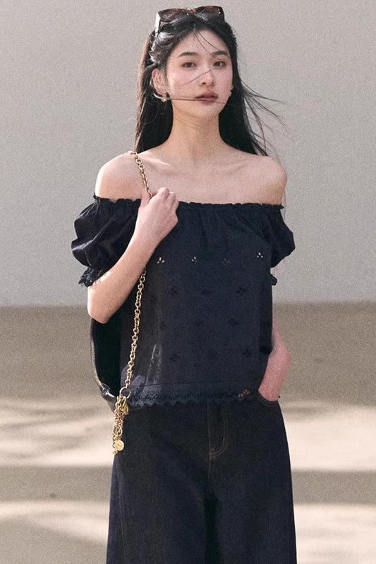 Pure Cotton Embroidered Doll Top