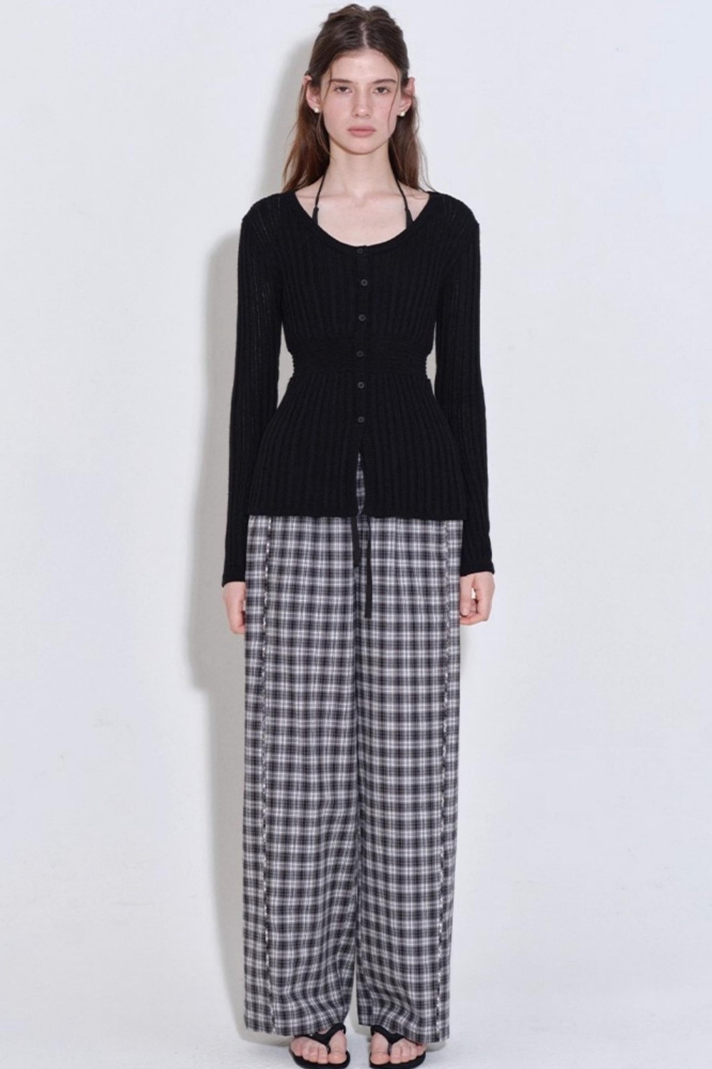 Slimming U-Neck Knitted Cardigan