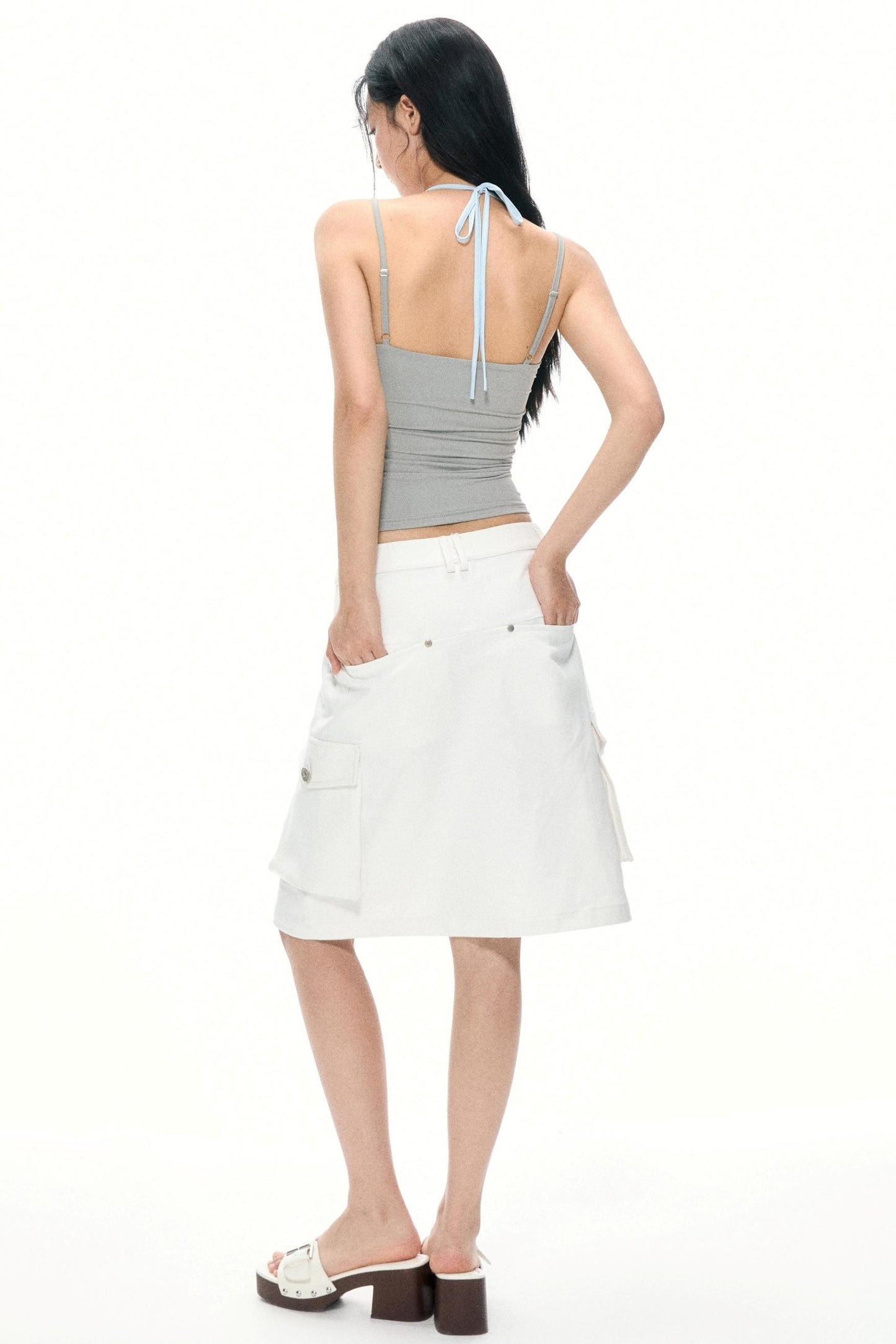 Casual Chic White Skirt