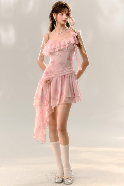 Pink Butterfly Dreams Streamer Dress