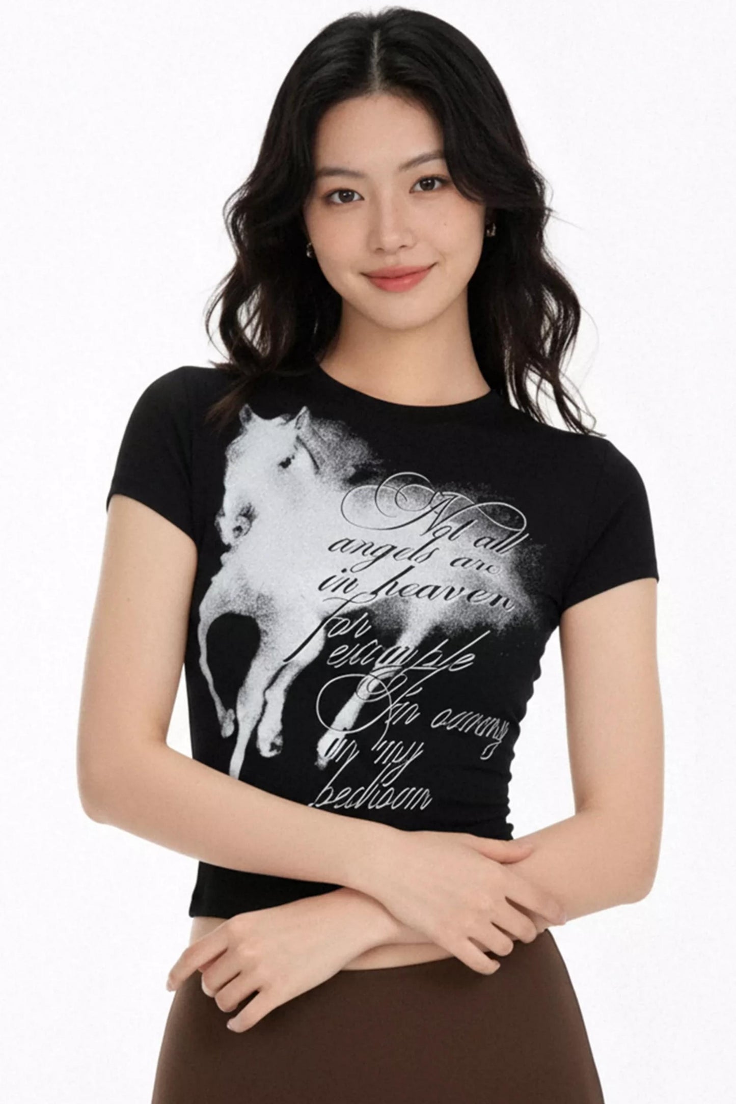 Retro Pony Print Top