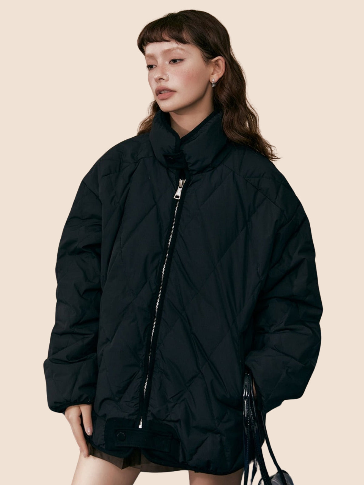 Long-sleeved Loose Down Jacket