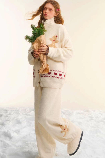 Gingerbread Fair Isle Knit Sweater Set-Up