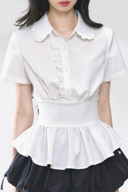 White Lotus Leaf Shirt