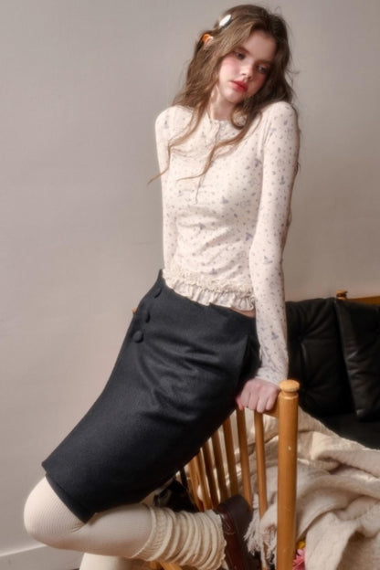 Fluffy Rabbit Lace Top