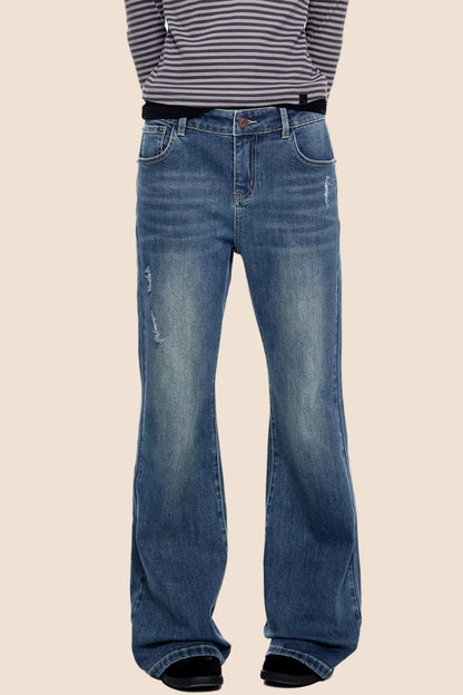 Micro-Flared Vintage Bell-Bottom Pants