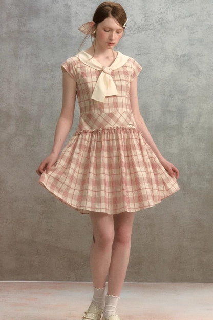 Chic V-Neck A-Line Dress