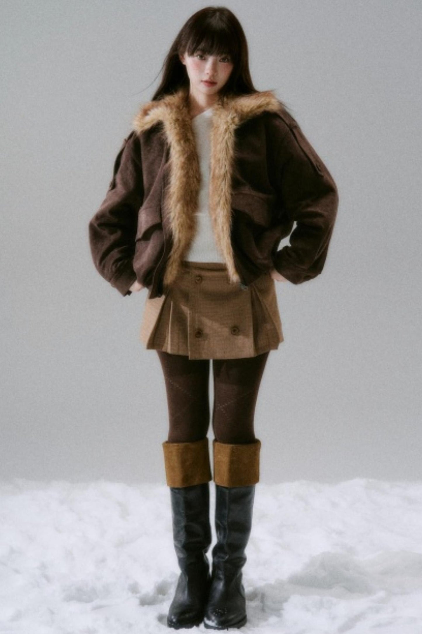 Lost Forest Woolen Cardigan Coat