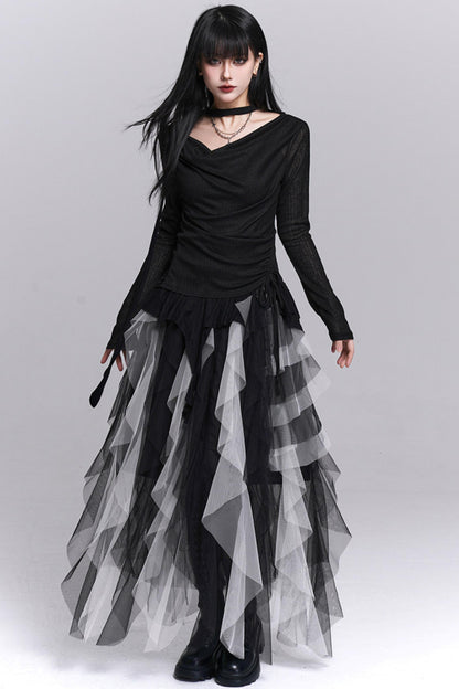 Ghost Ribbon Two-Piece Top