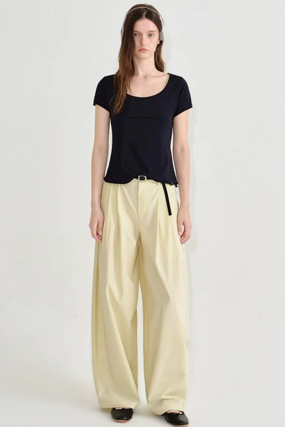 Versatile U-Neck T-Shirt