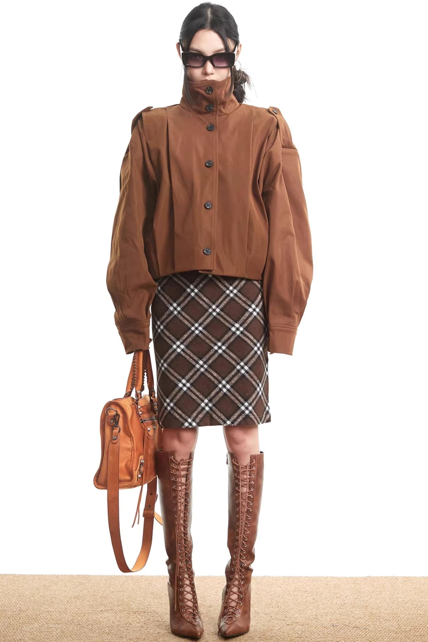 Retro Brown Autumn Jacket