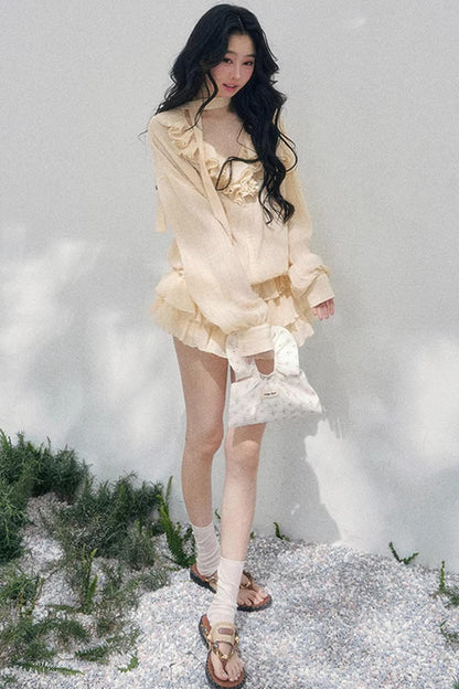 Evening Breeze French Dress Set