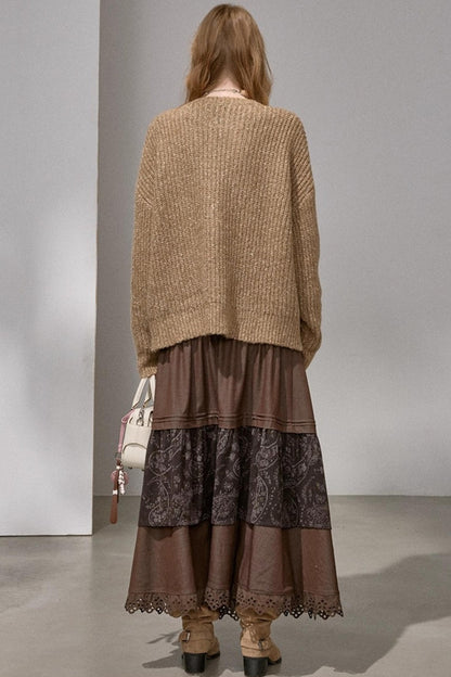 Cloud-Like Knit Pullover Sweater