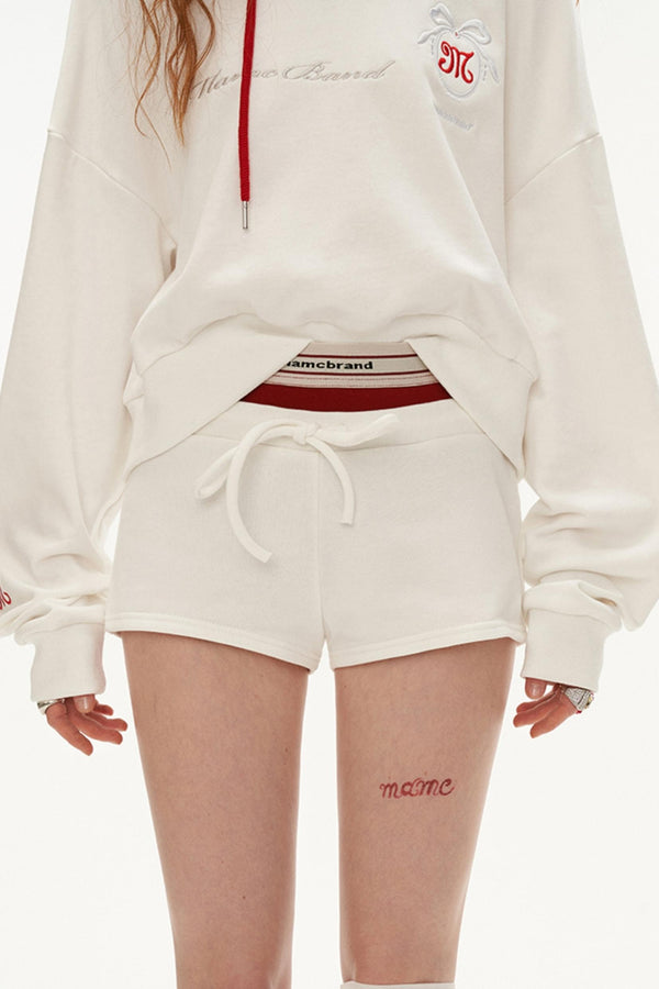 Vintage Gym Shorts and Striped Leggings Set-Up