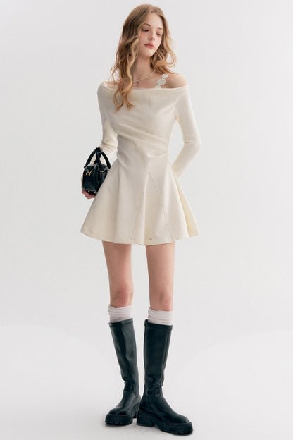 Whisper Lace Long Sleeve Dress