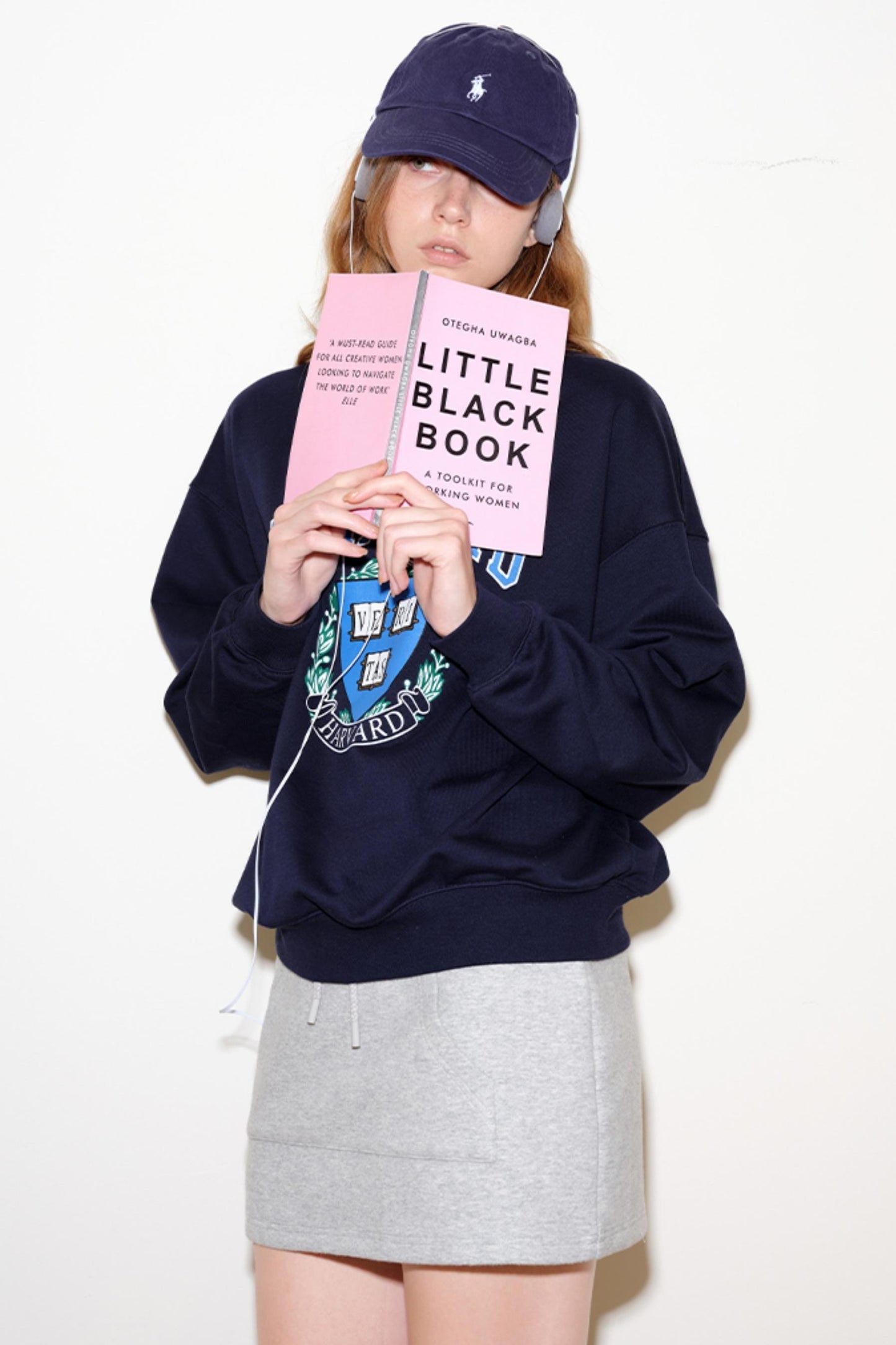 Retro Preppy Navy Top