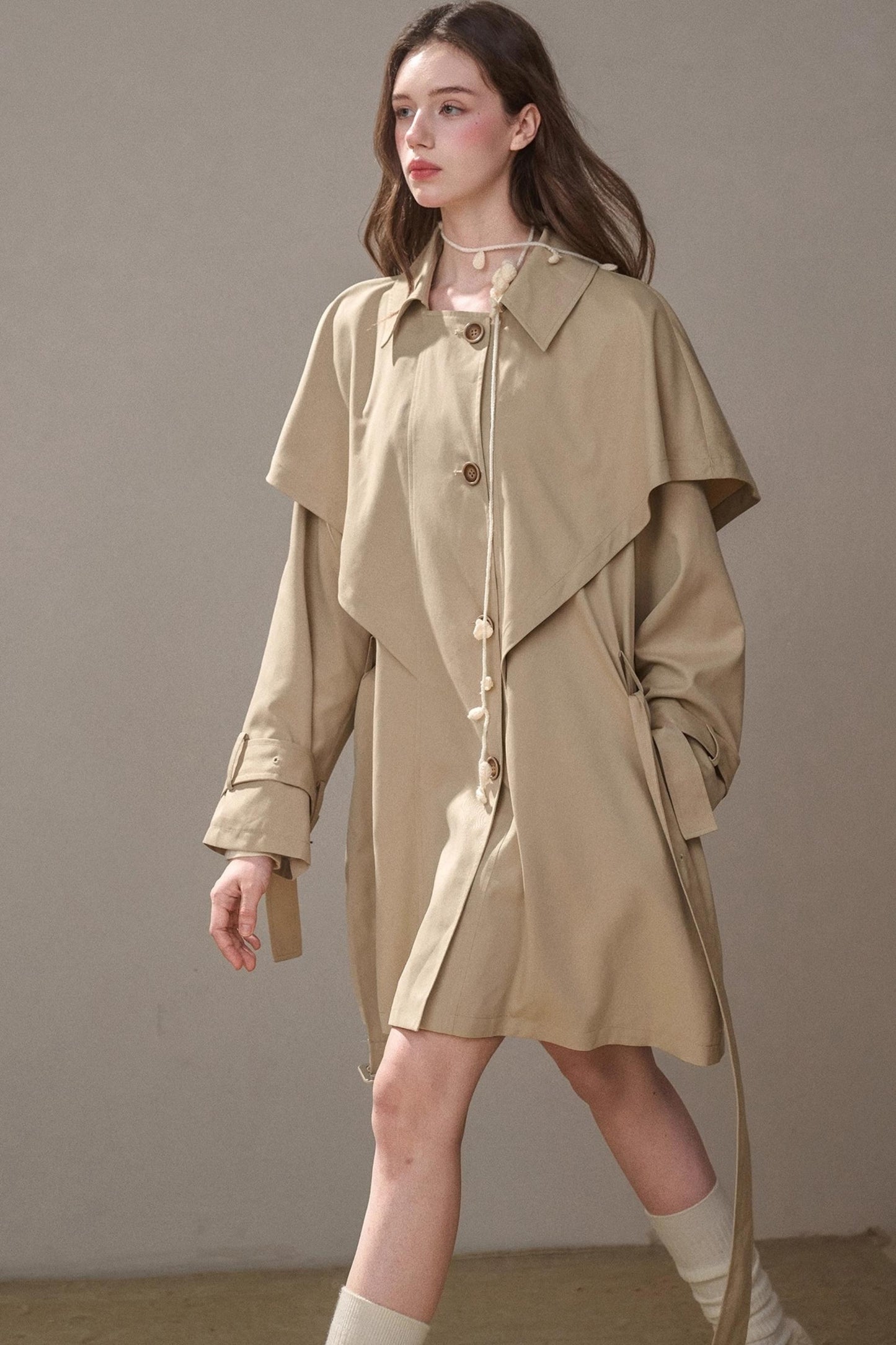 Retro Loose Trench Coat