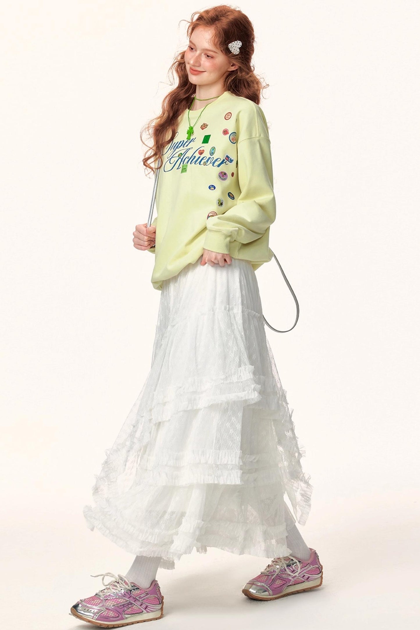 Letter Print Winter Sweater