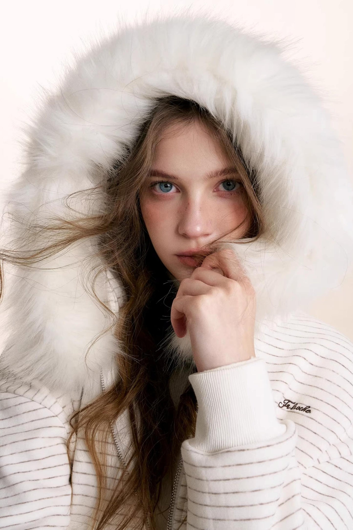 Composite Silver Fox Knit Jacket Set-Up