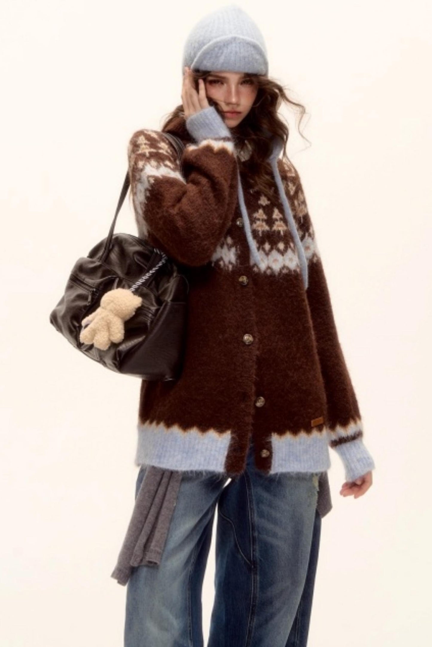 Wool Fair Isle Cardigan