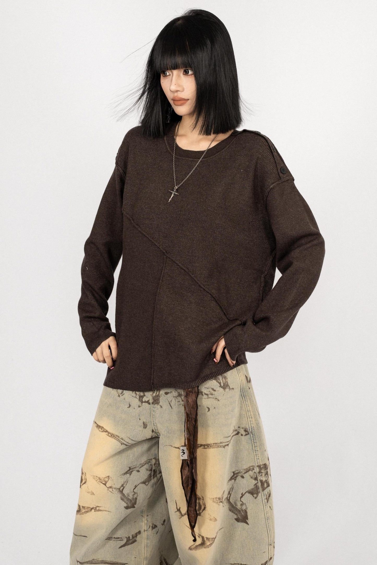 Retro Knitted Minimal Top