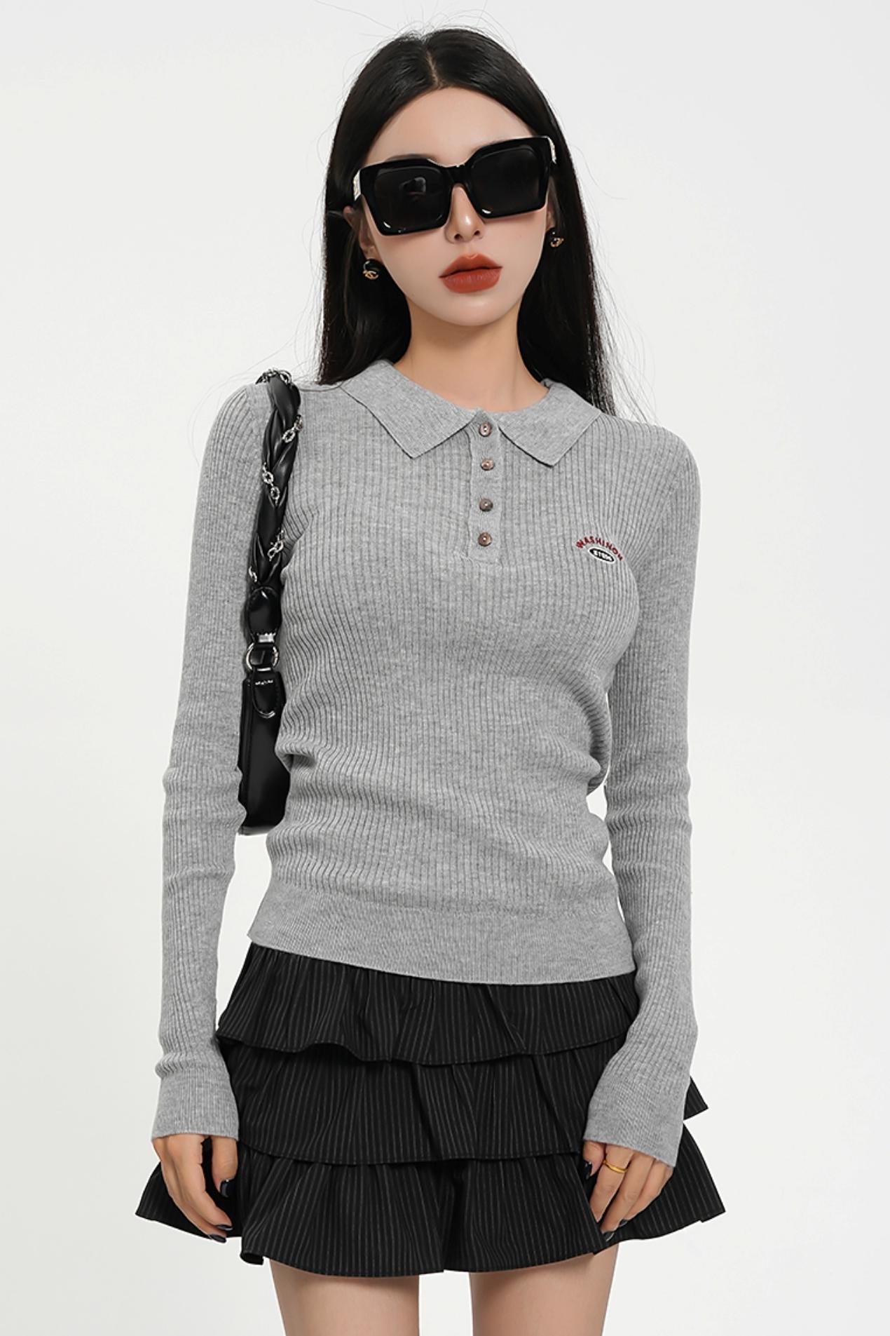 Slim Fit Knit Pullover Sweater