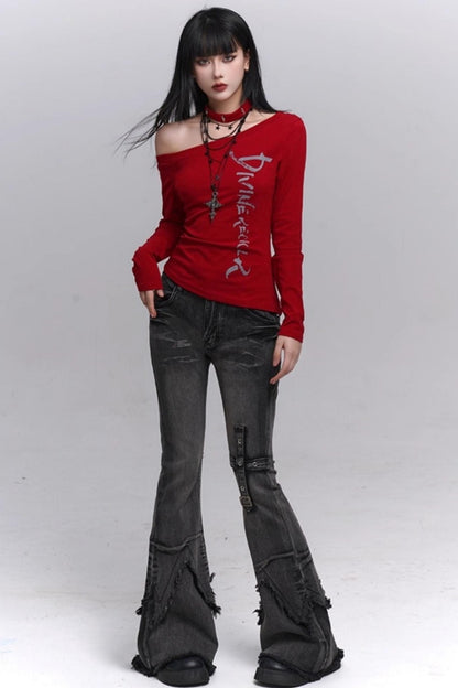 Cool Girl Black Bootcut Jeans