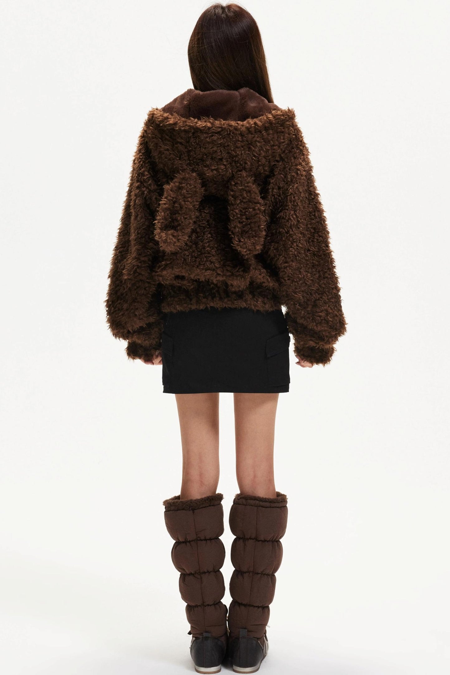 Cute Dog Ears Wool Coat