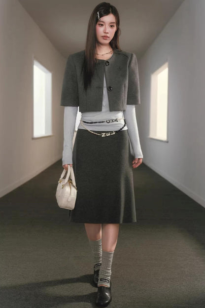 Five-Quarter Woolen Coat Set-Up