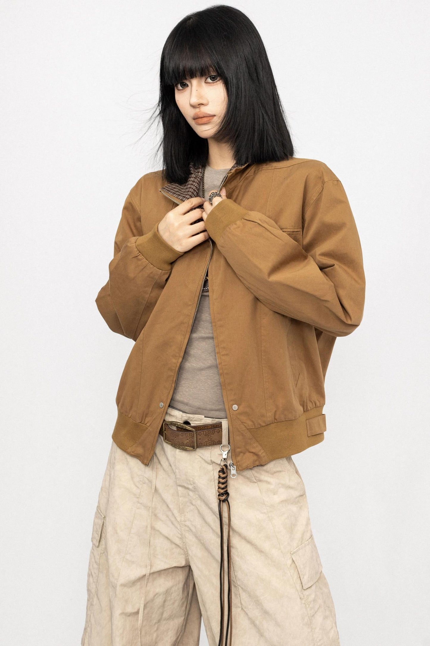 Vintage Patchwork Lapel Jacket