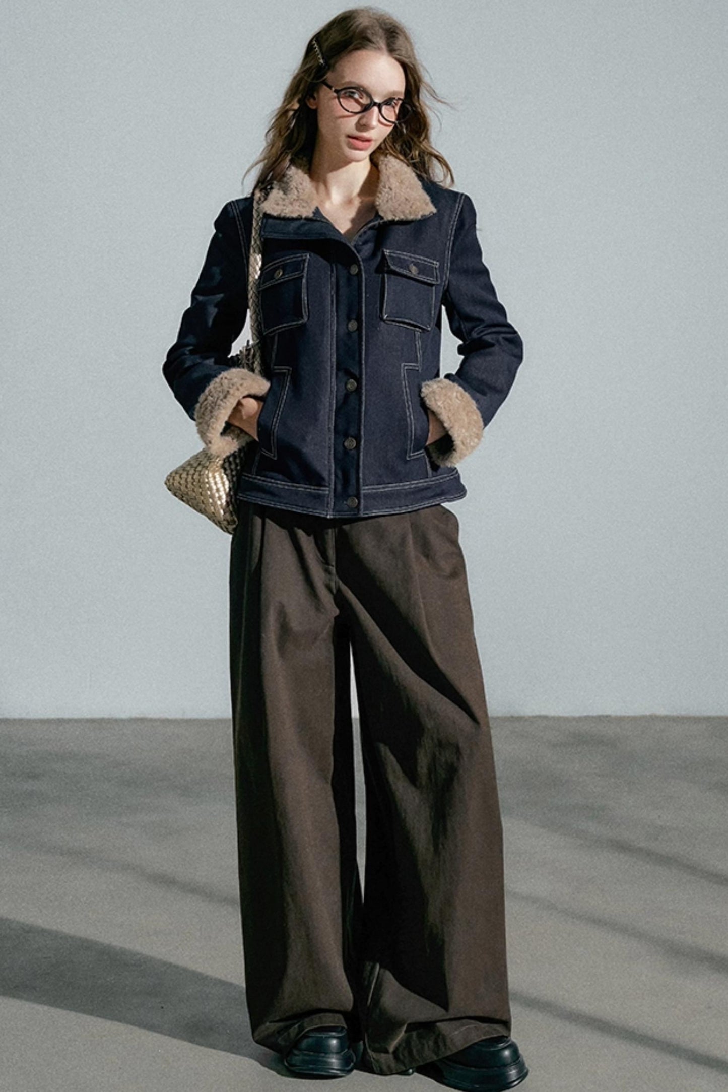 Empire Lapel Denim Jacket