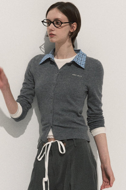 Slim Fit Wool Knit Top