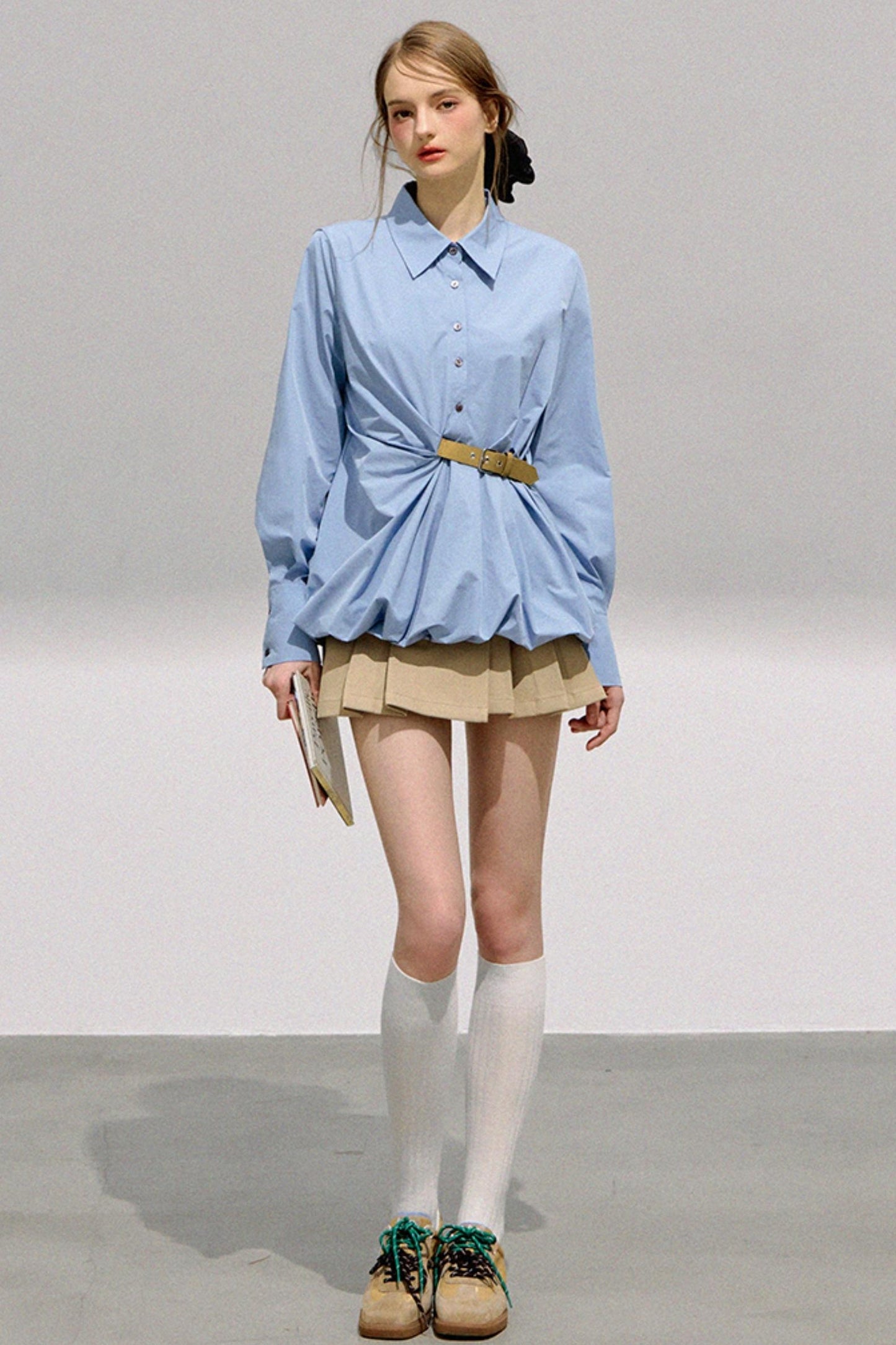 College Sweetheart Fluffy Shirt