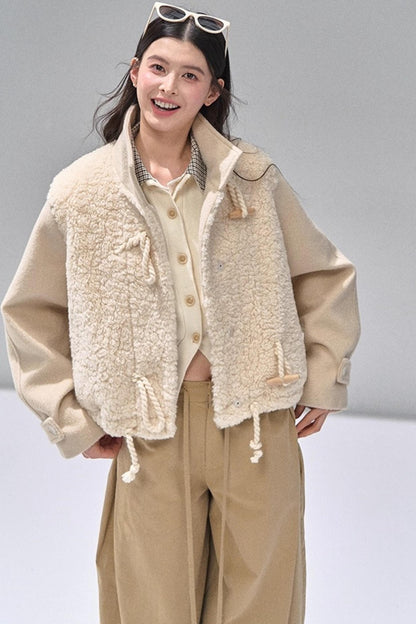 Toggle Button Woolen Coat